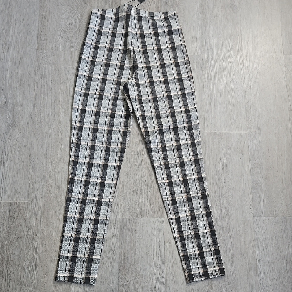 EXPRESS Skinny Plaid Dress Pants Size SP - Picture 3 of 6